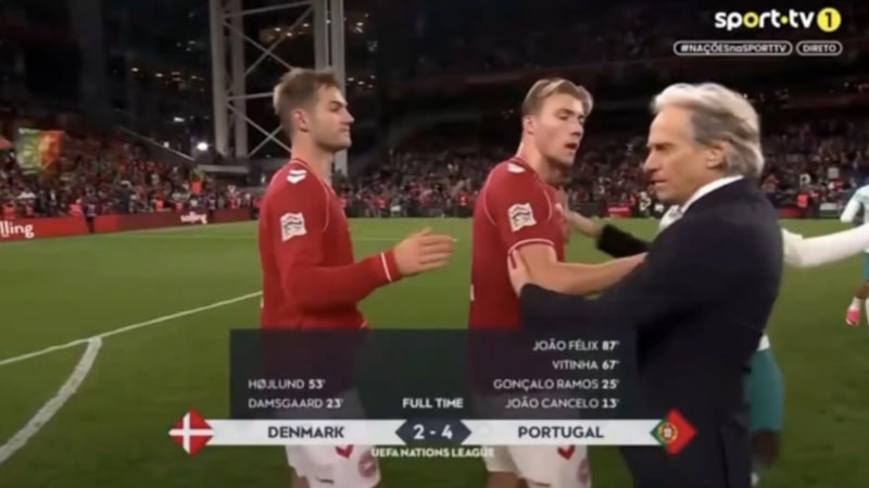 Cristiano Ronaldo'nun sevincini yapan Rasmus Hojlund, Jorge Jesus ile gerildi!