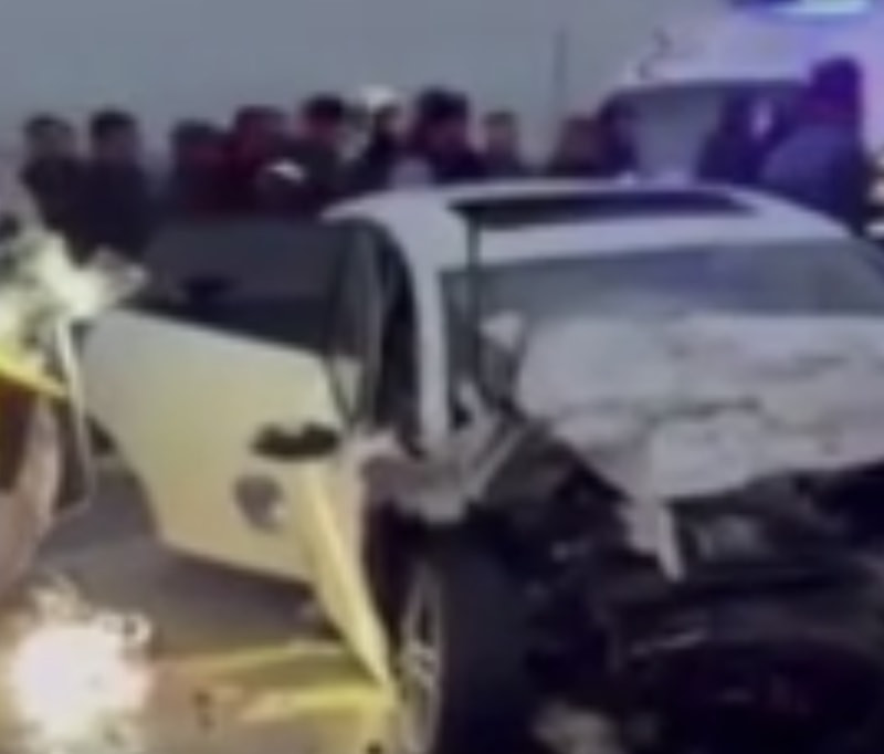 Aksaray'da iki otomobil çarpıştı: 2 ağır yaralı