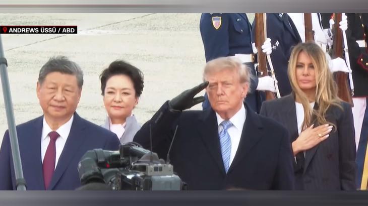 Çin Devlet Başkanı Şi Cinping ABD’de! Trump kapıda karşıladı