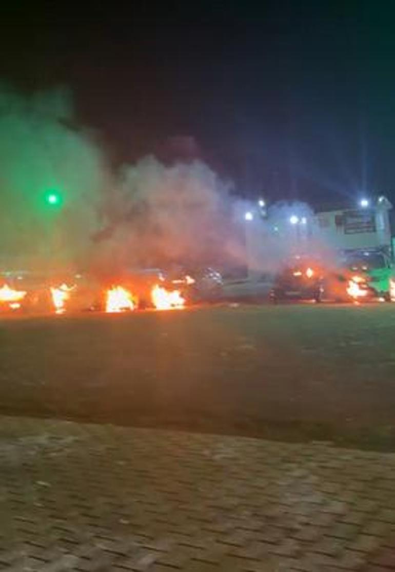 Antalya’da oto galeriye kundaklama! 6 otomobili benzin dökerek ateşe verdi, polise teslim oldu