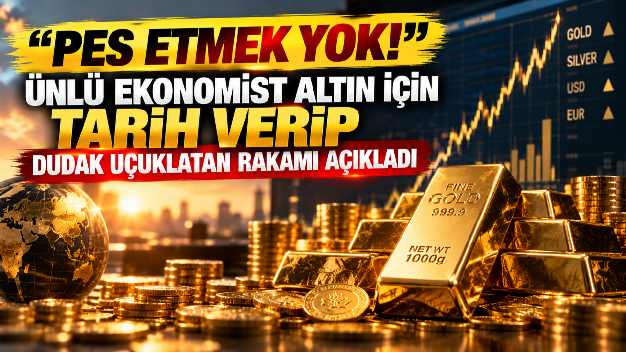 'Pes Etmek Yok': Ünlü ekonomist altın için tarih verip dudak uçuklatan rakamı açıkladı