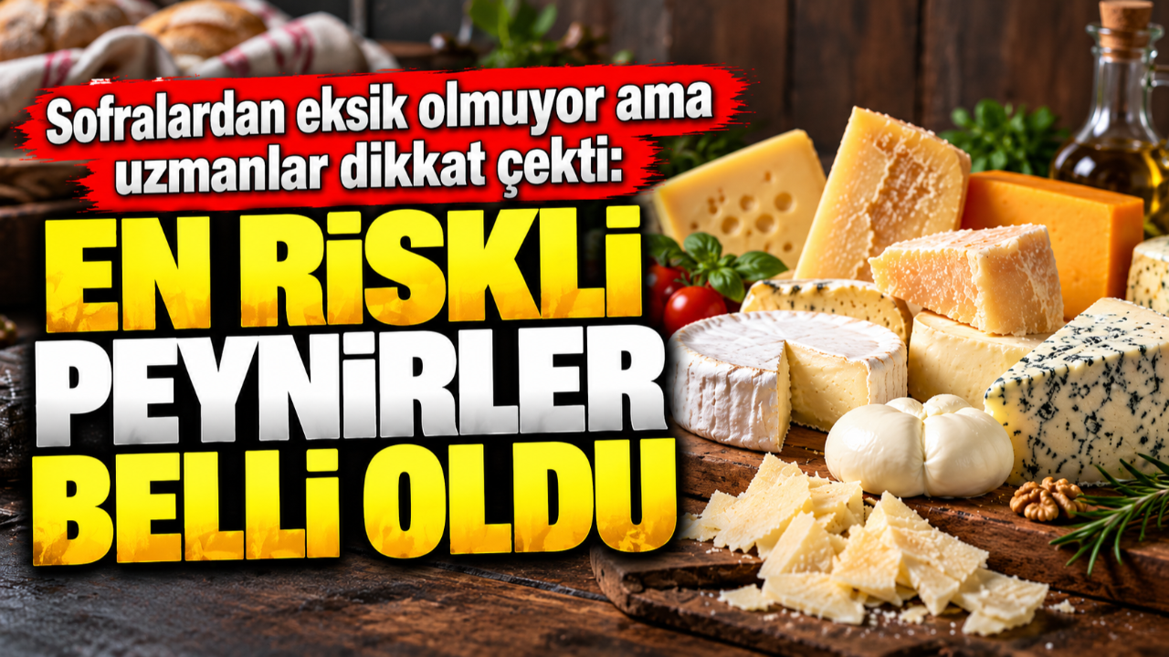 Sofralardan eksik olmuyor ama uzmanlar dikkat çekti: En riskli peynirler belli oldu