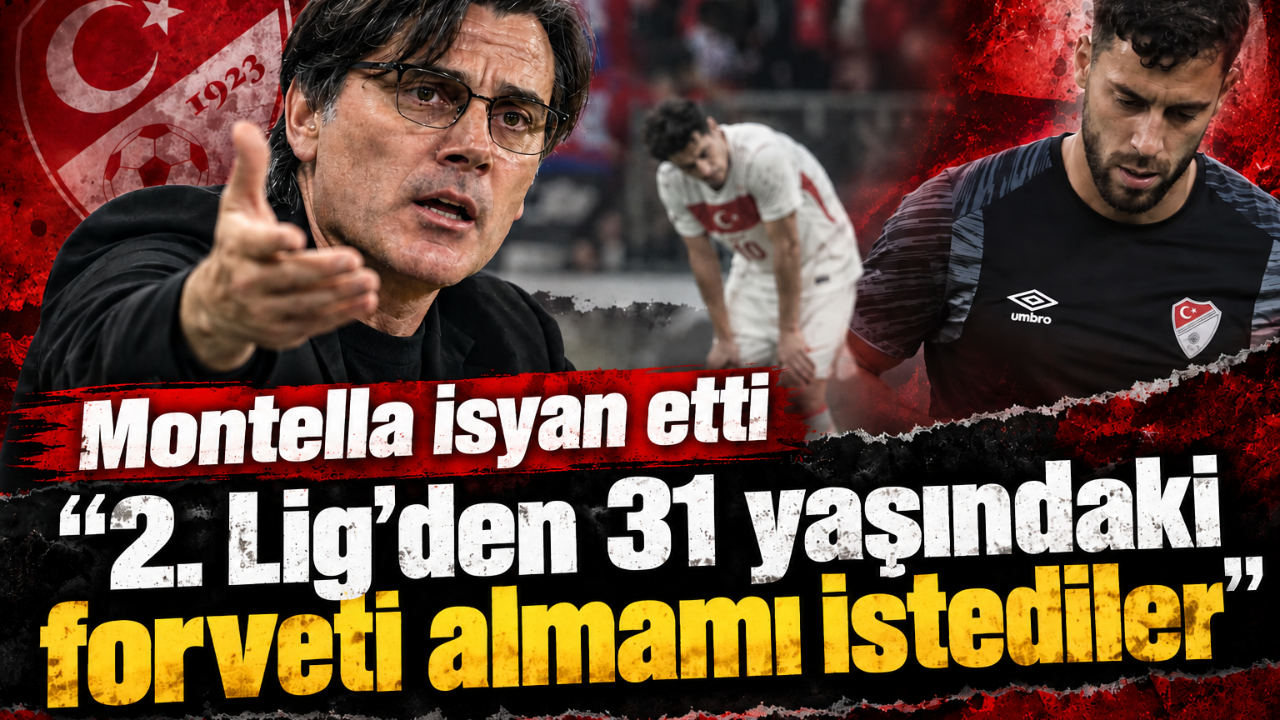Montella isyan etti: '2. Lig'den 31 yaşındaki forveti almamı istediler'