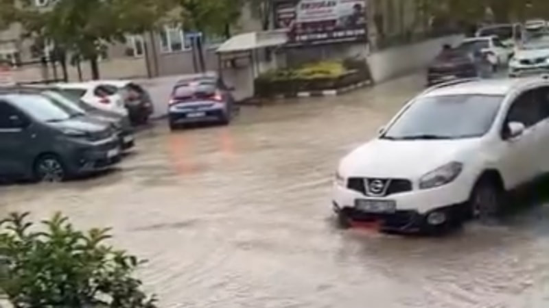 Sinop Ayancık'ta sağanak yağış