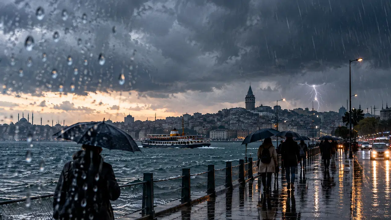 AKOM'dan İstanbul için 'yağış' uyarısı: Hafta sonu gök gürültülü sağanak geliyor!