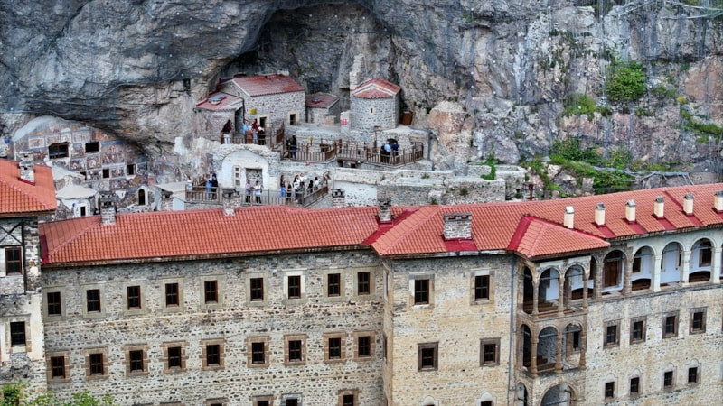 Sümela Manastırı'na rekor ziyaret
