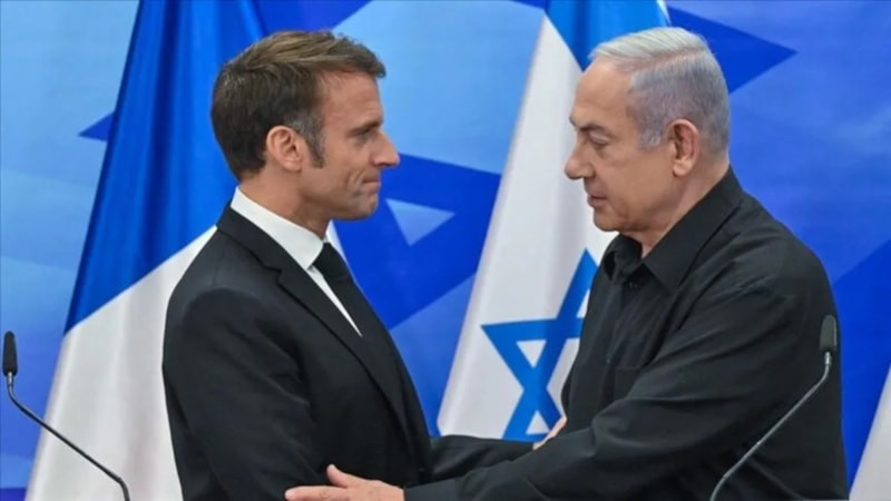 İsrail Başbakanı Netanyahu'dan Fransa Cumhurbaşkanı Macron'a tepki