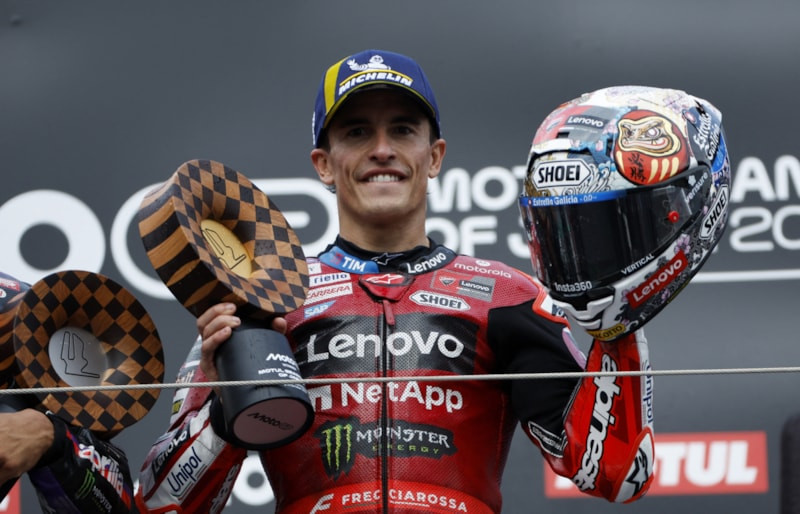 MotoGP'de Japonya Grand Prix'sinin galibi Marc Marquez oldu