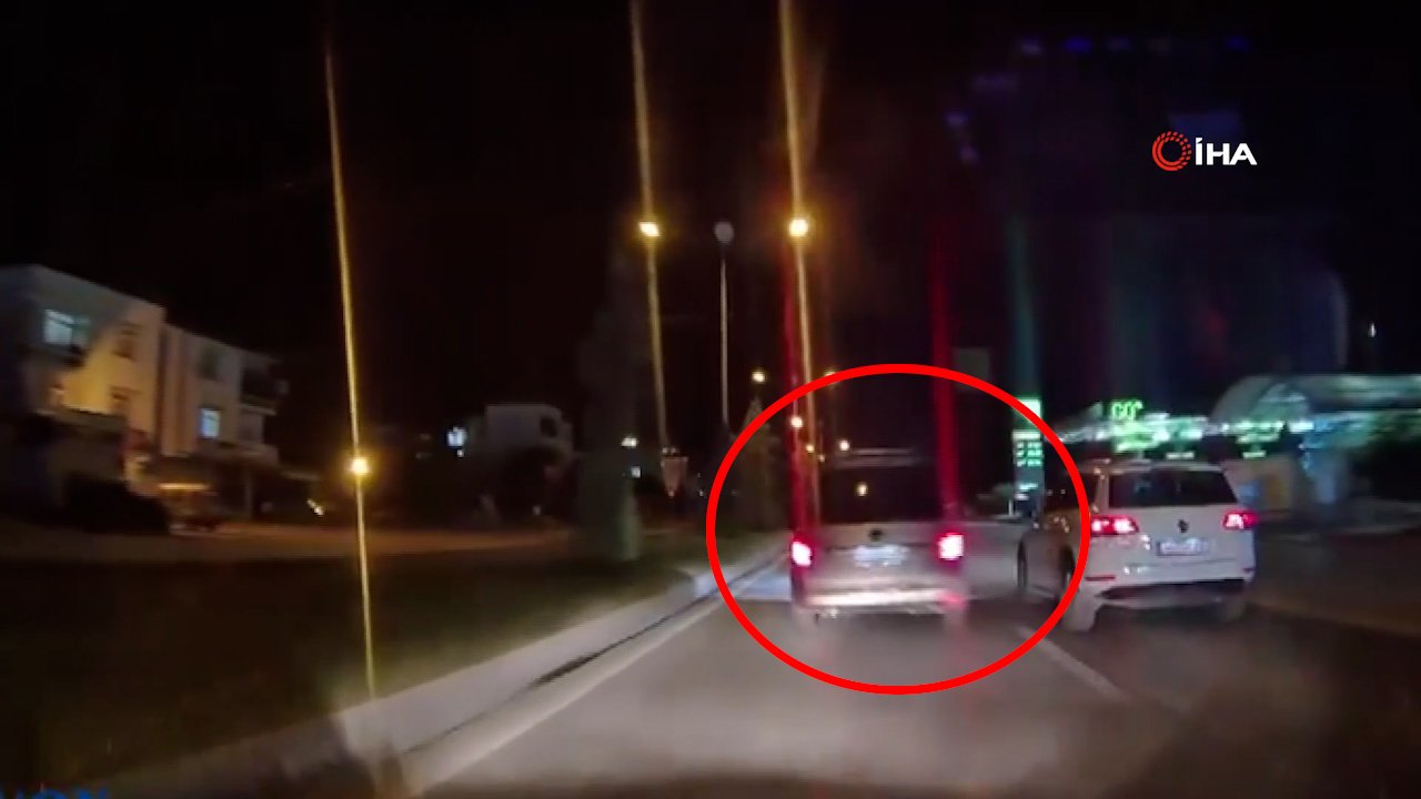 Canları hiçe saydı, makas atarak gözden kayboldu! Pes dedirten görüntüler kamerada