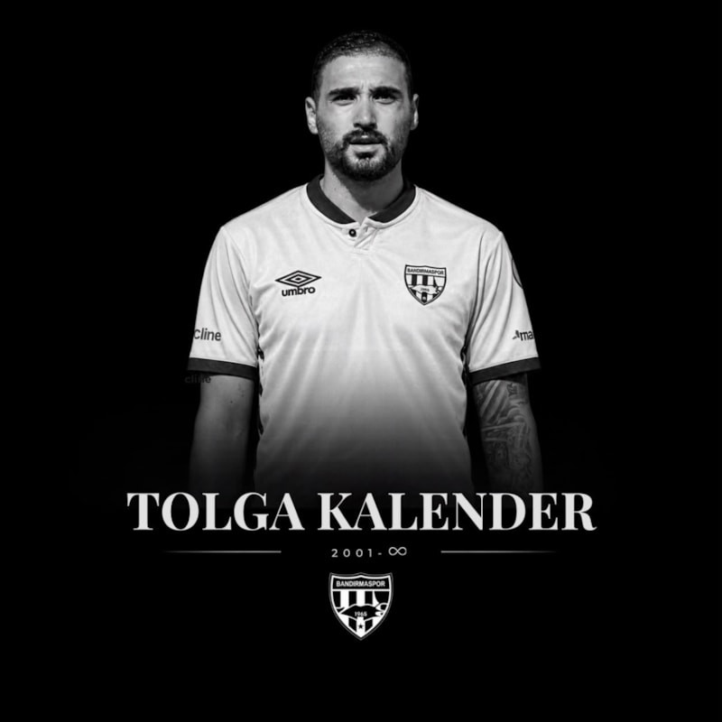 Bandırmaspor'un futbolcusu Tolga Kalender hayatını kaybetti