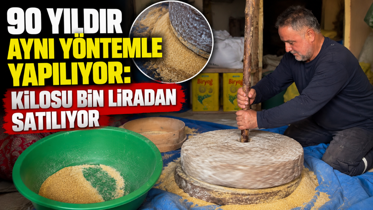 90 yıldır aynı yöntemle yapılıyor: Kilosu bin liradan satılıyor