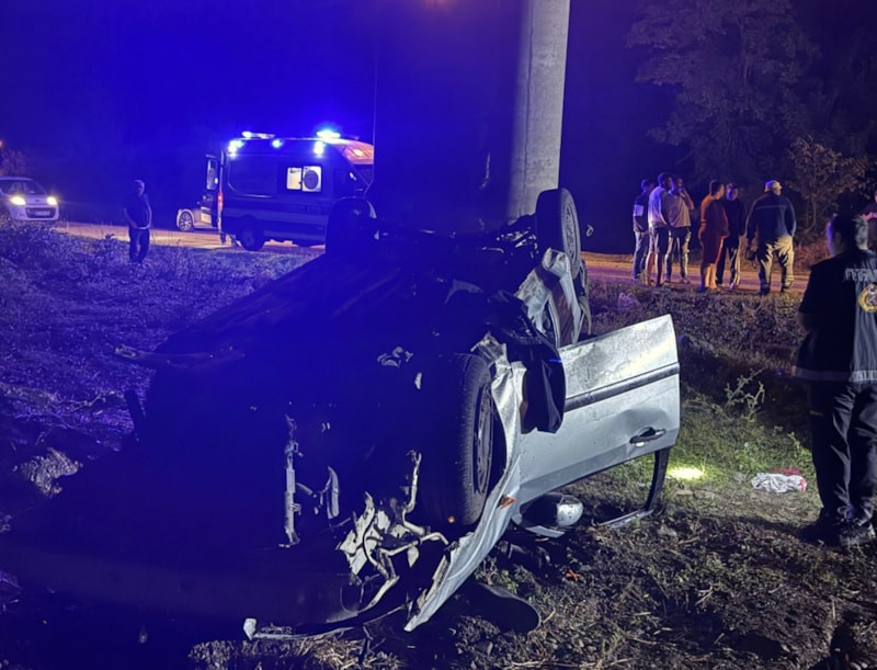 Osmaniye’de otomobil şarampole uçup takla attı: 3 yaralı