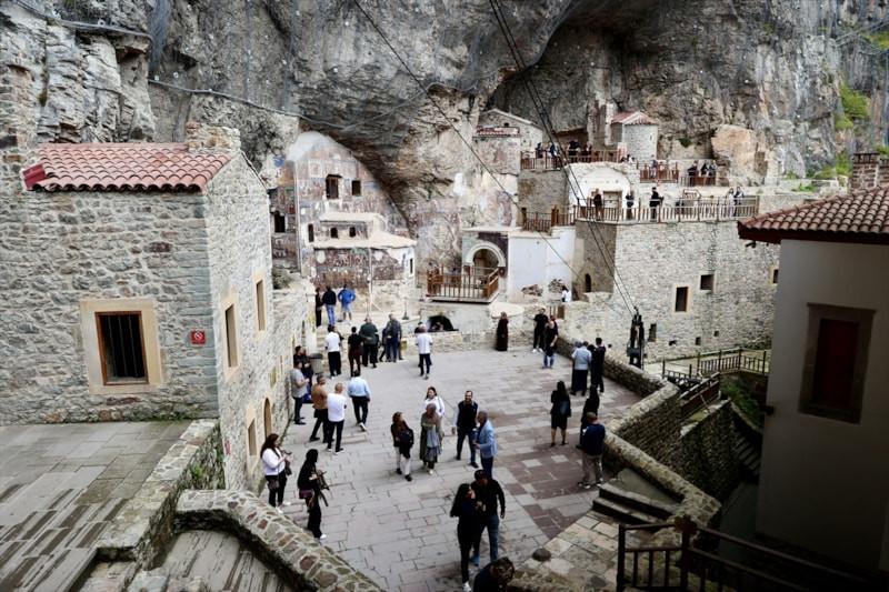 Sümela Manastırı'na rekor ziyaret