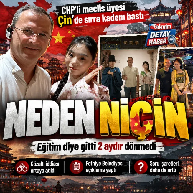 CHP’li Başkaya Çin'de 18 yaşından küçük kızla otelde basılmış! Partiden ihraç edildi Fethiye Belediyesi sessiz