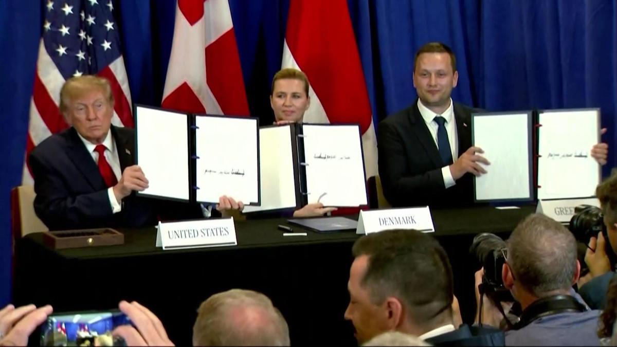 Trump Grönland'da istediğini aldı