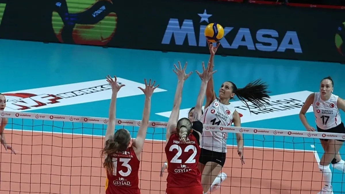 THY Galatasaray Daikin karşısında 2-0'dan dönerek kazandı!