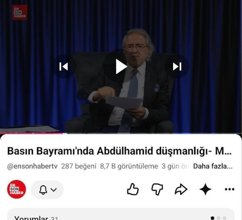 Mustafa Armağan, II. Abdülhamid'e 'sansürcü' iddialarını inceledi