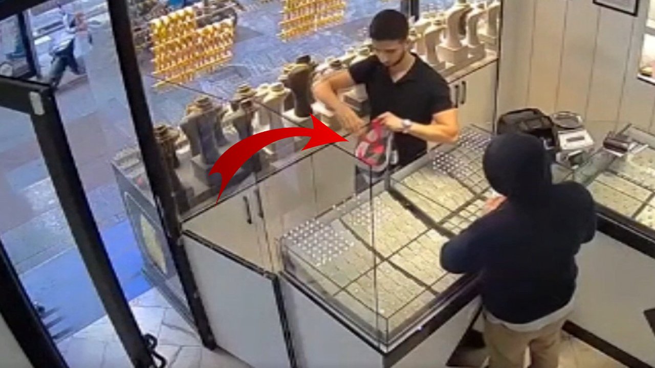 SAHTE ALTINLARLA YOLLADI
