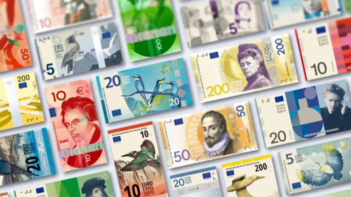 Yeni euro banknotları 2030'da tedavüle girecek