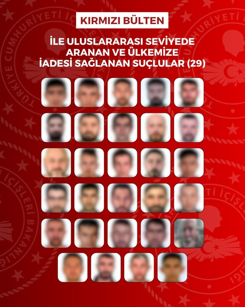 Kırmızı bültenle aranan 76 suçlu daha Türkiye'ye iade edildi