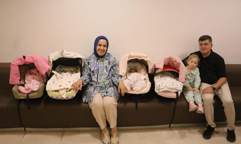 Bir çocuk hayal ettiler, 4 bebekle döndüler: Artık 5 kızımız oldu