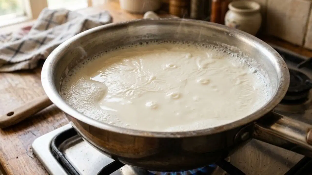 Sadece 2 malzemeyle sütün ipeksi dönüşümü: Ev yapımı İtalyan ricotta peyniri tarifi...