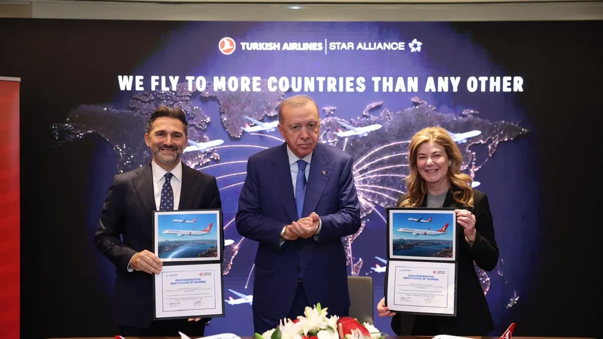 THY'den Boeing'e 150 uçaklık sipariş