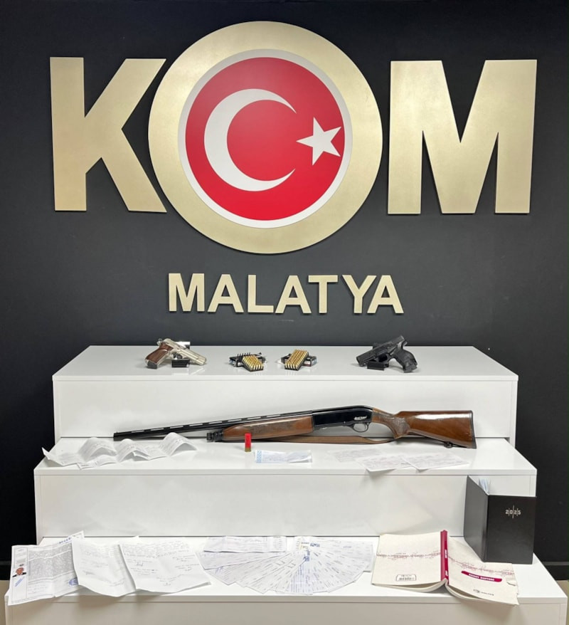 Malatya'da tefeci operasyonu: 13 gözaltı