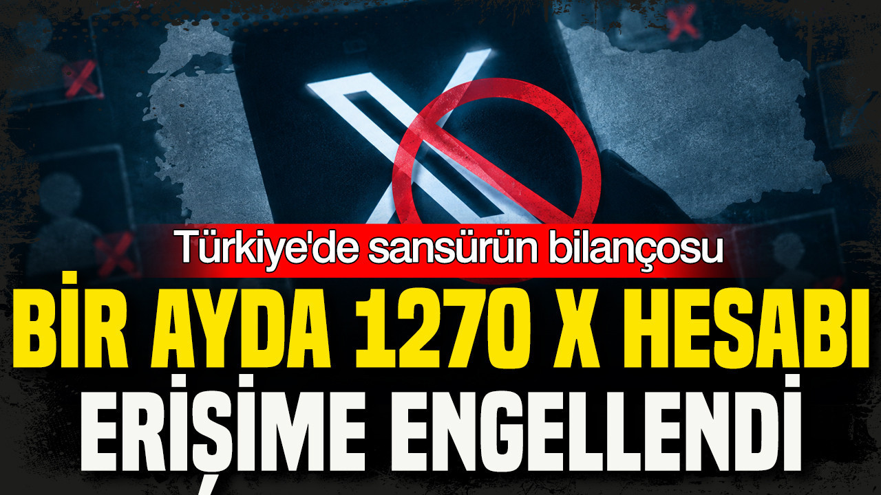 Türkiye’de Eylül 2026’da 1.270 X hesabı erişime kapandı