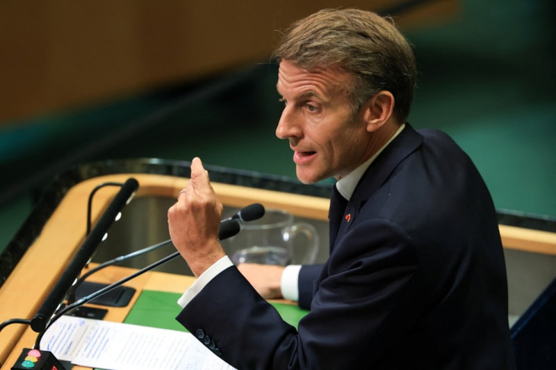 Emmanuel Macron'dan BM Genel Kurulu'nda Gazze mesajı: Hepimiz için utanç verici