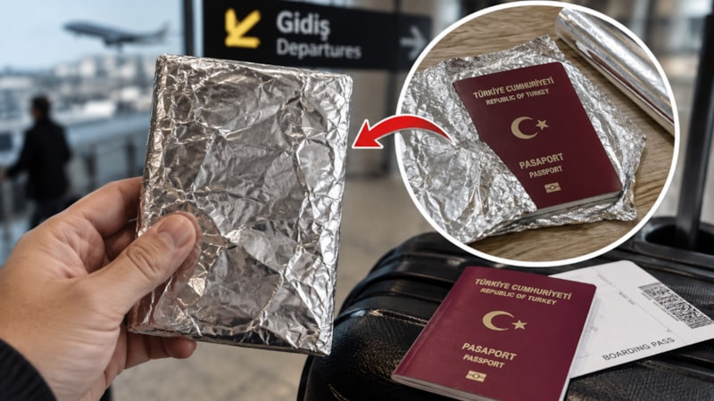 Pasaportu alüminyum folyoya sarmak ne işe yarar