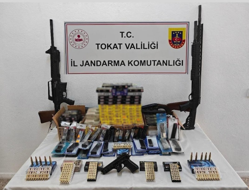 Tokat'ta silah kaçakçılığı operasyonunda 29 kişi gözaltına alındı