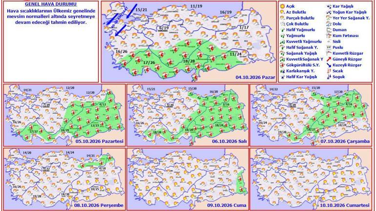 Meteoroloji haritası değişti! Hava buz kesecek: Sağanak ve soğuk hava dalgası geliyor