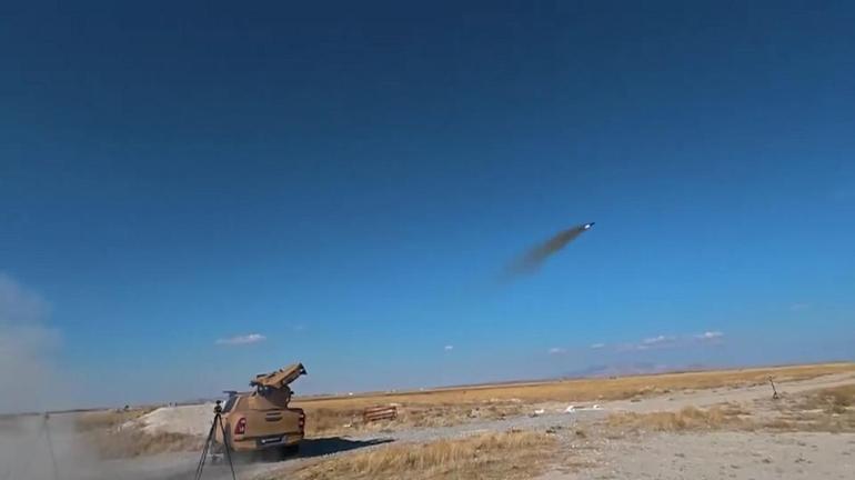 ROKETSAN'ın KARAOK tanksavar füzesinden başarılı vuruş!