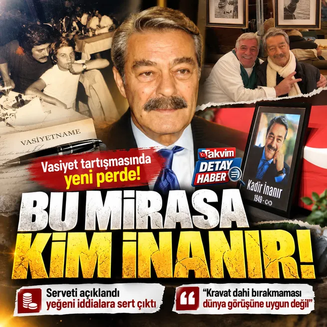 Kadir İnanır'ın vasiyetinde telif hakları Jülide Kural'a geçti iddiası! Yeğeni Levent İnanır'dan dava açıklaması