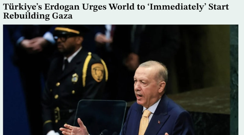 Cumhurbaşkanı Erdoğan'ın konuşması uluslararası medyanın gündeminde: Gazze vurgusu öne çıktı
