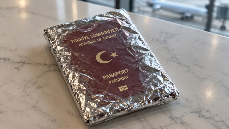 Pasaportu alüminyum folyoya sarmak ne işe yarar