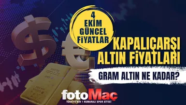 4 Ekim gram altın ne kadar, çeyrek altın kaç TL?