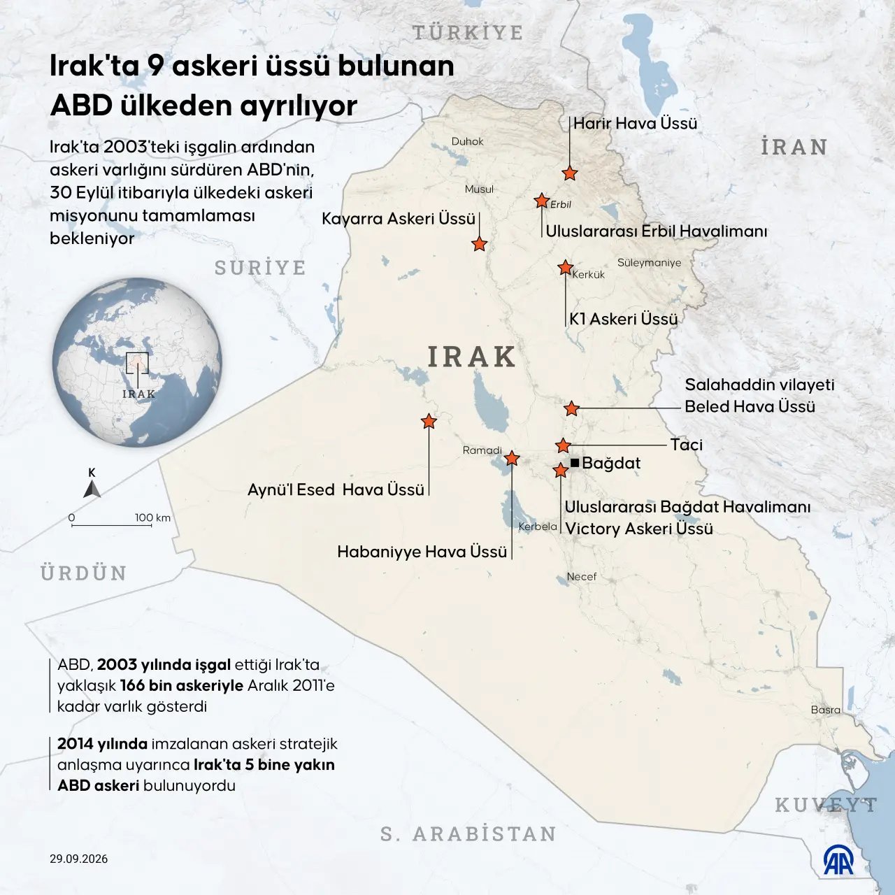 23 yıllık dönem kapandı! ABD askerleri Irak’tan çekildi