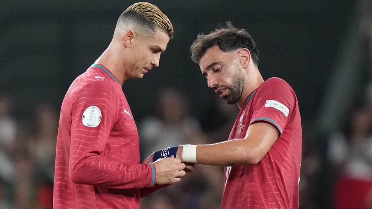 Bruno Fernandes'ten Ronaldo yorumu: Aceleci bir kararla milli takımı bırakmaz
