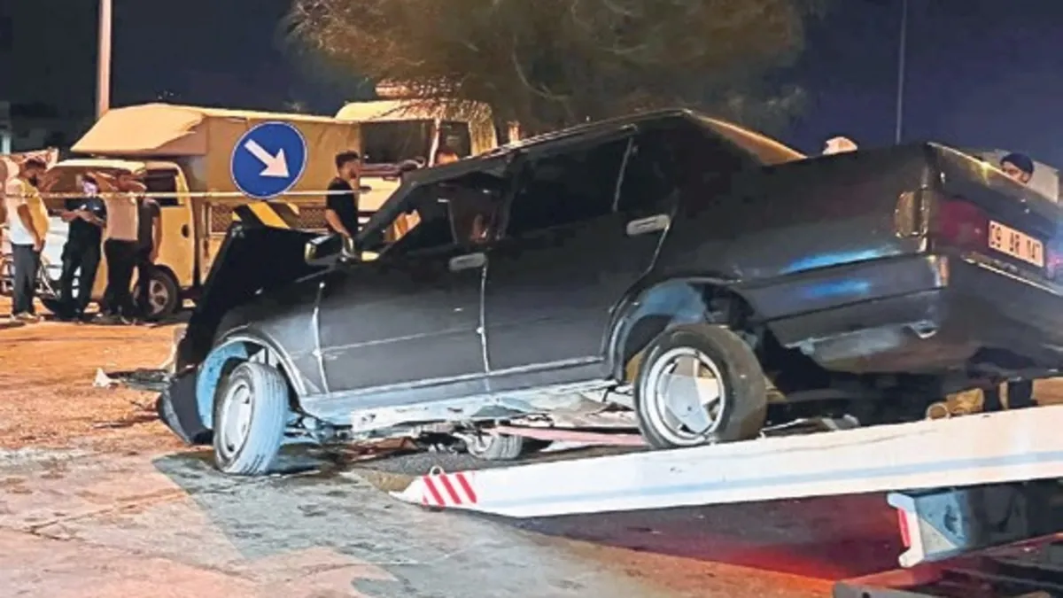 Polisten kaçış refüjde bitti