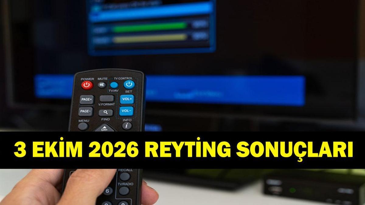 REYTİNG SONUÇLARI 3 EKİM 2026 | Dün Akşamın Reyting Birincisi Kim Oldu? Güller ve Günahlar, Güldür Güldür Show, Başkalarının Hayatı, Mercan Köşk, Ömür Usta, Gönül Dağı, MasterChef Türkiye Reyting Sonunu