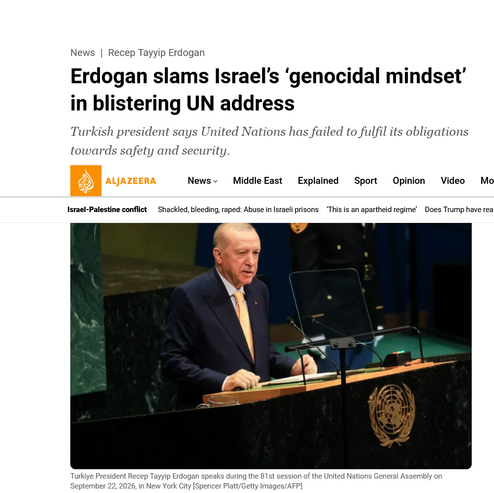 Dünya Erdoğan'ın BM mesajlarını böyle gördü!