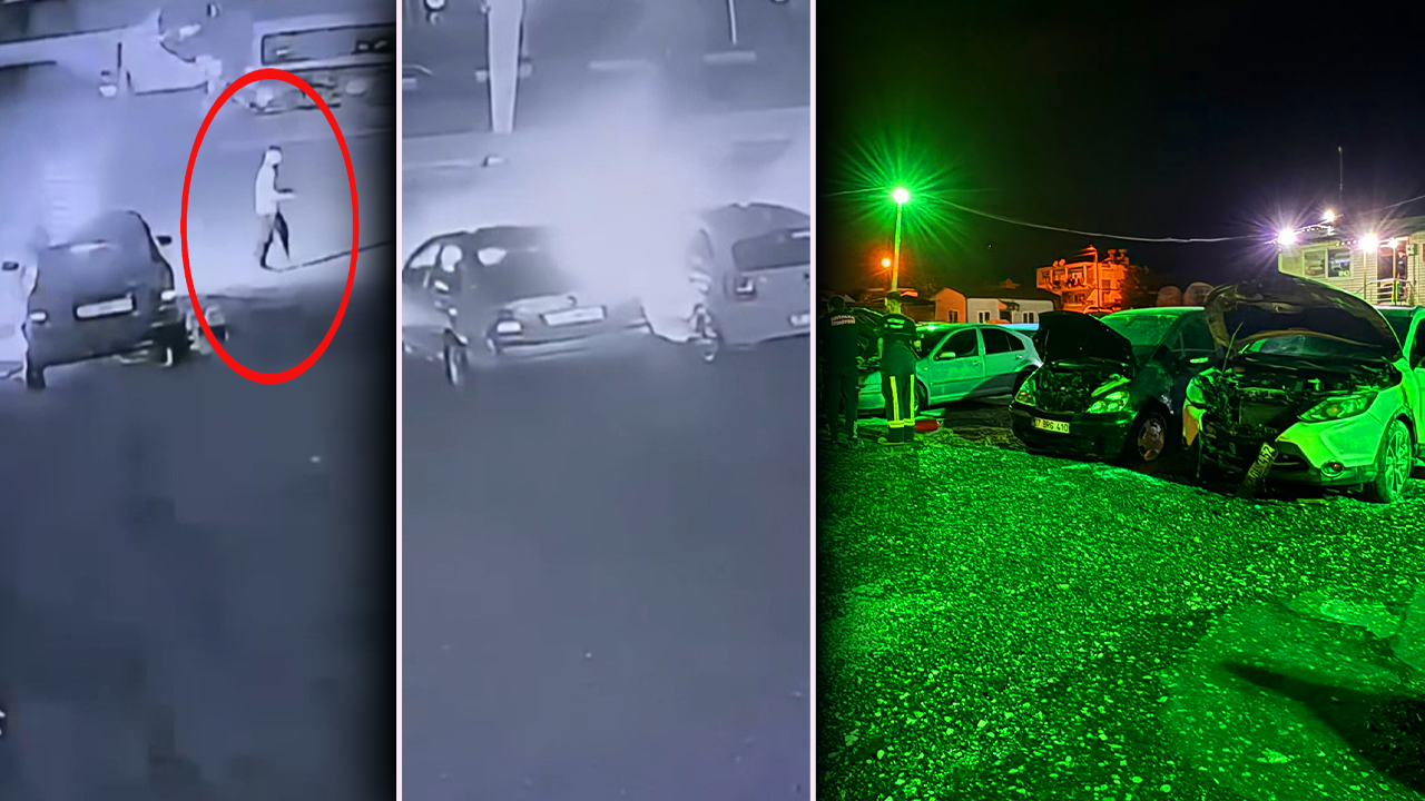 BENZİNLİ SALDIRI ANI KAMERADA!