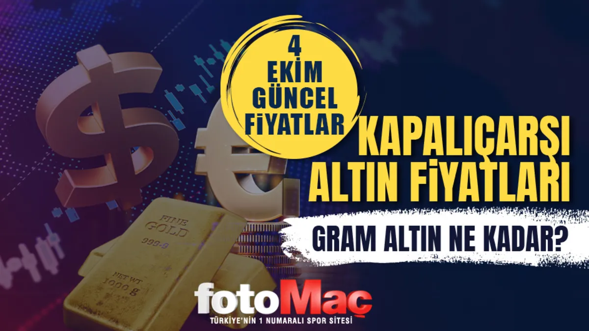 4 Ekim gram altın ne kadar, çeyrek altın kaç TL?