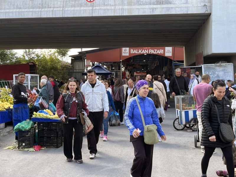 Edirne'de Bulgar turist hareketliliği