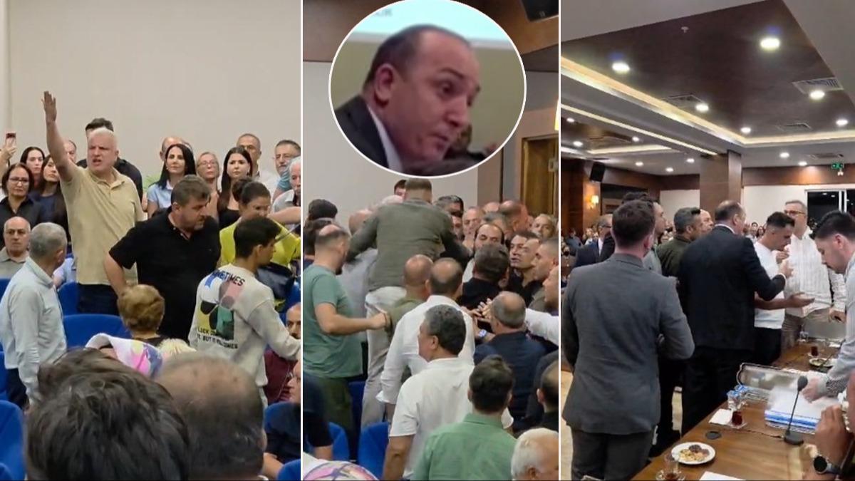 Meclis toplantısında gergin anlar! CHP ile Yeni Parti üyeleri kavga etti