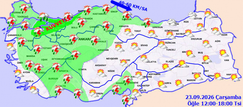 Meteoroloji'den peş peşe uyarı: Çok kuvvetli yağış geliyor