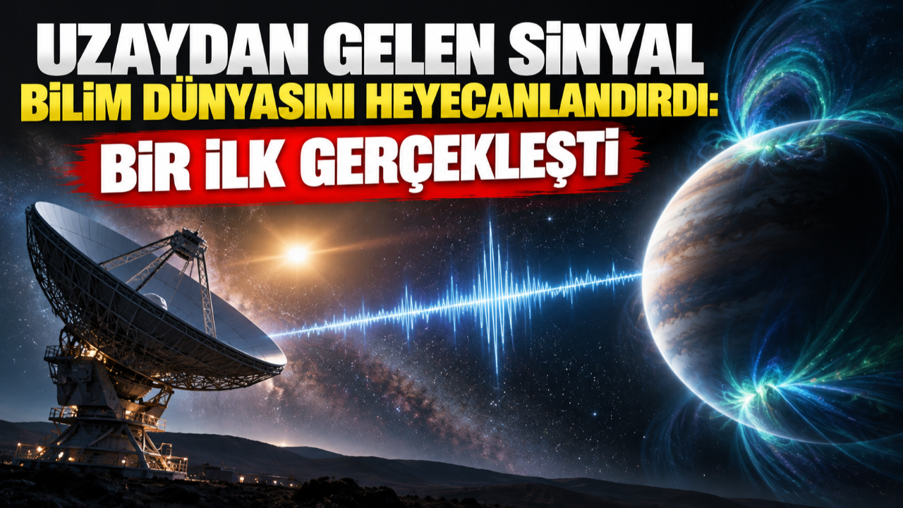 Uzaydan gelen sinyal bilim dünyasını heyecanlandırdı: Bir ilk gerçekleşti