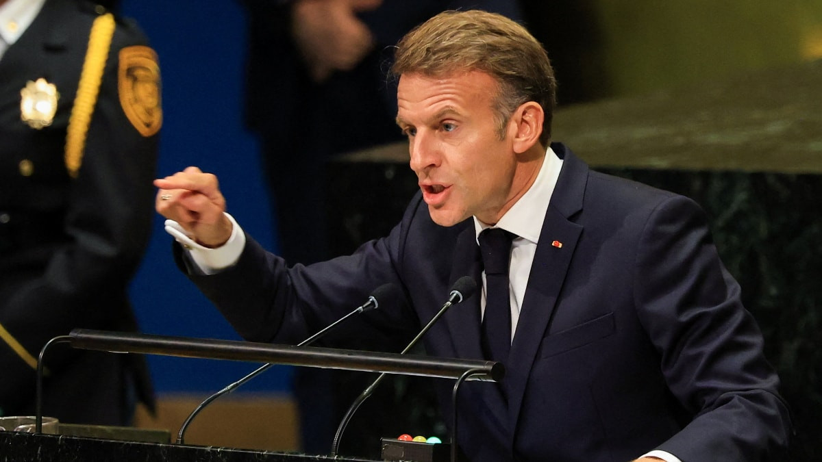 Emmanuel Macron'dan BM Genel Kurulu'nda Gazze mesajı: Hepimiz için utanç verici